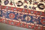 19th Century Floral Ivory Antique Tehran Rug No. j4534