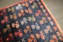 Square Resize Turkish Floral Rug No. j4552