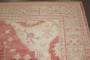 Red Ivory Medallion Oversize Antique Turkish Oushak Carpet No. j4565