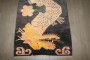 Dragon Vintage Tibetan Rug No. j4588