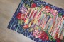 American Hooked Floral Rug No. j4600
