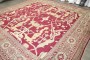 Large Red Square Oushak Rug No. j4654