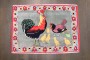 Cotton Persian Pictorial Rooster Bird Rug No. j4659