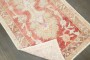 Small Red Vintage Turkish Oushak Rug No. j4689
