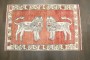 Pair of Lion Turkish Small Mats No. j4706 