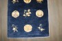 Blue Chinese Peking Small Rug No. j4713