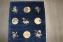 Blue Chinese Peking Small Rug No. j4713