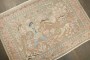 Hunting Scene Vintage Persian Kashan No. j4722