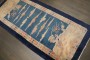 Blue Chinese Dragon Motif Small Runner No. j4734