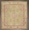 Green Square Antique Oushak Rug No. j4781