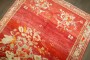 Turkish Melas Floral Red Accent Rug No. j4782