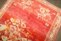 Turkish Melas Floral Red Accent Rug No. j4782