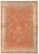 Pumpkin Orange Antique Square Large Oushak Rug No. j4783