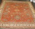 Pumpkin Orange Antique Square Large Oushak Rug No. j4783