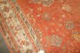 Pumpkin Orange Antique Square Large Oushak Rug No. j4783