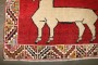 Vintage Red Goat Gabbeh Rug No. j4799