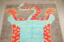 Contemporary Flayed Turkish Tiger Rug No. j4852