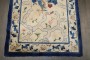 Cream and Blue Chinese Peking Rug No. j4857