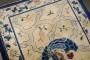 Cream and Blue Chinese Peking Rug No. j4857