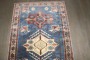 Blue Vintage Inspired Caucasian Rug No. j4884