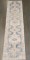 Vintage Persian Blue Cream Narrow runner No. j4901