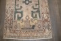 Quirky Vintage Persian Accent Rug No. j4916