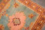 Blue Orange Old Square Oushak Rug No. j4933