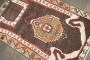 Chocolate Brown Turkish Kars Small Carpet No. j4940