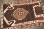 Chocolate Brown Turkish Kars Small Carpet No. j4940