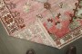 Pink Small Vintage Turkish Anatolian Daizkare Rug No. j4950