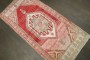 Red Pink Turkish Anatolian Small Rug No. j4973