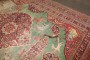 Green Hunting Animal Doroksh Persian Distressed Rug No. j5010