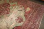 Green Hunting Animal Doroksh Persian Distressed Rug No. j5010