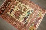 Vintage Turkish Anatolian Animal Pictorial Rug No. j5035