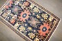 Navy Persian Senneh Small Rug No. j5049