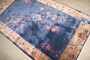 Blue Art Deco Chinese Accent Carpet No. j5052