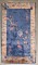 Blue Art Deco Chinese Accent Carpet No. j5052
