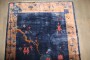 Blue Art Deco Chinese Accent Carpet No. j5052