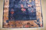 Blue Art Deco Chinese Accent Carpet No. j5052