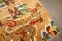 Vintage Dragon Tibetan Carpet No. j5114