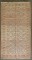 Vintage East Turkestan  Gray Salmon Pomegranate Rug No. j5125