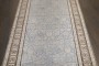 Blue Persian Tabriz Signed Runner No. j5134