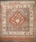 Crimson Red Persian Bagface Rug No. j5136