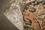 Gallery Size Geometric Antique Persian Bakhtiari Rug No. j5148