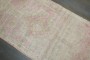 Pale Pink Vintage Turkish Anatolian Runner No. j5172