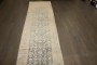 Long Blue Beige Malayer Runner No. j5210