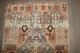 Quirky Geometric Turkish Anatolian Rug No. j5237