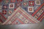 Blue Late 19th Century Square Caucasian Kuba Rug No. j5269