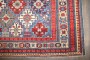 Blue Late 19th Century Square Caucasian Kuba Rug No. j5269