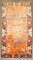 Orange Animal Motif Tibetan Rug No. j5292